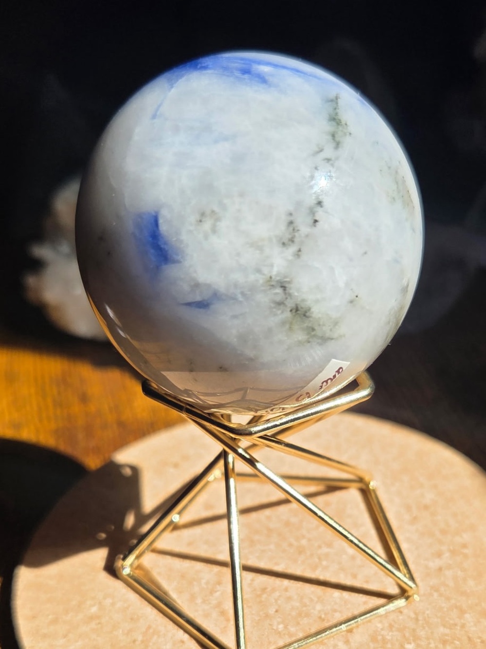 Afghanite Sphere-Pink UV Reaction